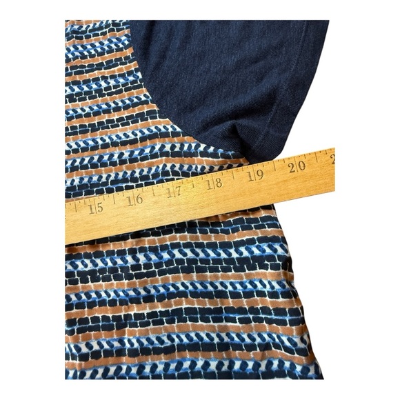 Scotch & Soda Maison Scotch Raffia Town Top XS Mixed Print Polyester Linen - Picture 8 of 10